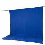 Blue seamless photography backdrop with floor sweep on white background#whtbkgd