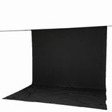 Black photography backdrop with floor sweep on support rod#whtbkgd