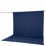 Navy blue backdrop curtain with floor covering on white background#whtbkgd