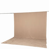 Beige seamless backdrop cloth on studio photography background stand#whtbkgd
