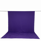 Purple photography backdrop with floor drop against white background