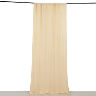 <strong>Wrinkle-Free Beige Photography Curtain</strong>