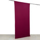 Burgundy 4-Way Stretch Spandex Photography Backdrop Curtain with Rod Pockets, Drapery Panel