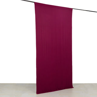 <strong>Wrinkle-Free Burgundy Photography Curtain Panel</strong>