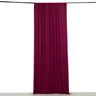 <strong>Dynamic Burgundy Stretch Spandex Drapery Panel</strong>