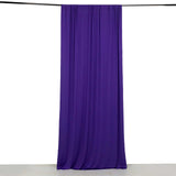 Purple 4-Way Stretch Spandex Photography Backdrop Curtain with Rod Pockets, Drapery Panel