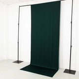 Hunter Emerald Green 4-Way Stretch Spandex Backdrop Curtain with Rod Pockets