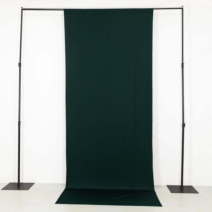 Hunter Emerald Green 4-Way Stretch Spandex Backdrop Curtain with Rod Pockets