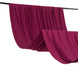 Burgundy 4-Way Stretch Spandex Backdrop Curtain with Rod Pockets