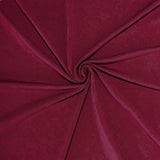 Burgundy 4-Way Stretch Spandex Backdrop Curtain with Rod Pockets#whtbkgd