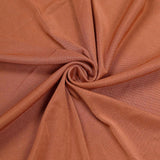 Terracotta (Rust) 4-Way Stretch Spandex Backdrop Curtain with Rod Pockets#whtbkgd