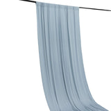 Dusty Blue 4-Way Stretch Spandex Photography Backdrop Curtain with Rod Pockets, Drapery