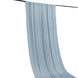 Dusty Blue 4-Way Stretch Spandex Photography Backdrop Curtain with Rod Pockets, Drapery Panel