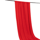 Red 4-Way Stretch Spandex Photography Backdrop Curtain with Rod Pockets, Drapery Panel - 5ftx18ft