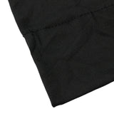 Black Spandex Ceiling Drape Panel, 5ft x 32ft — Wrinkle-Free 4-Way Stretch Fabric, Extra-Long