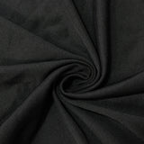Black Spandex Ceiling Drape Panel, 5ft x 32ft — Wrinkle-Free 4-Way Stretch Fabric Extra-Long#whtbkgd