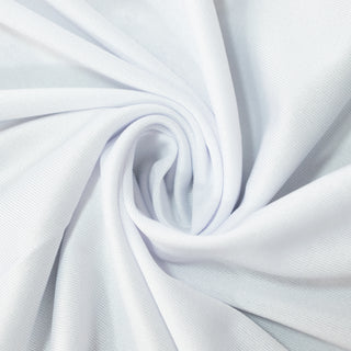 White fabric texture with smooth, swirling pattern. #whtbkgd