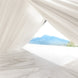 Ivory Stretch Spandex Tent Ceiling Drape – 25ft x 36ft 180GSM Wrinkle-Free Fabric