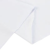 White Stretch Spandex Tent Ceiling Drape – 25ft x 36ft 100GSM Wrinkle-Free Fabric Ceiling Liner