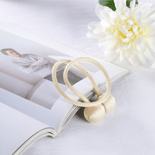 Enhance Your Event Decor with Champagne Magnetic Curtain Tie Backs