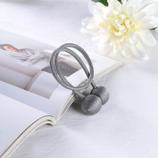 Enhance Your Window Decor with Silver Magnetic Curtain Tie Backs