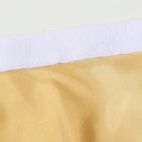 14FT Champagne Curly Willow Taffeta Table Skirt