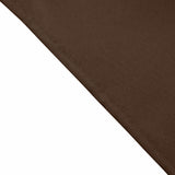 5 Pack | Chocolate Brown Seamless Cloth Dinner Napkins, Wrinkle Resistant Linen | 17inchx17inch