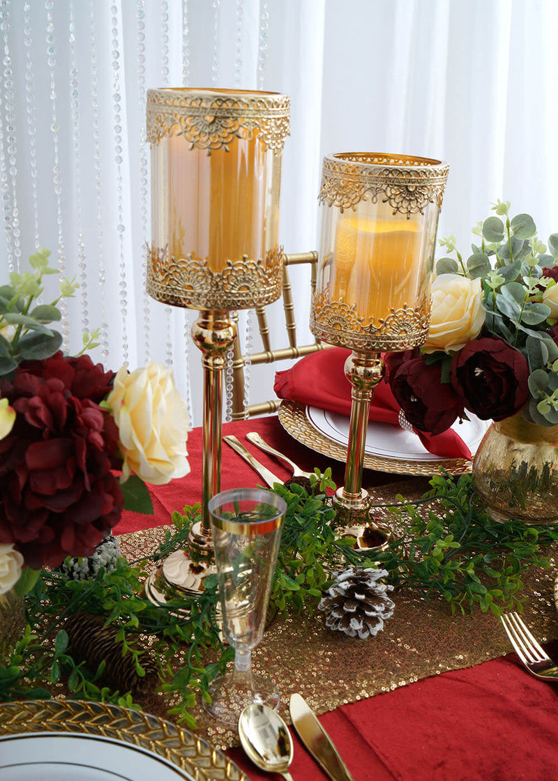 Christmas dining table decor