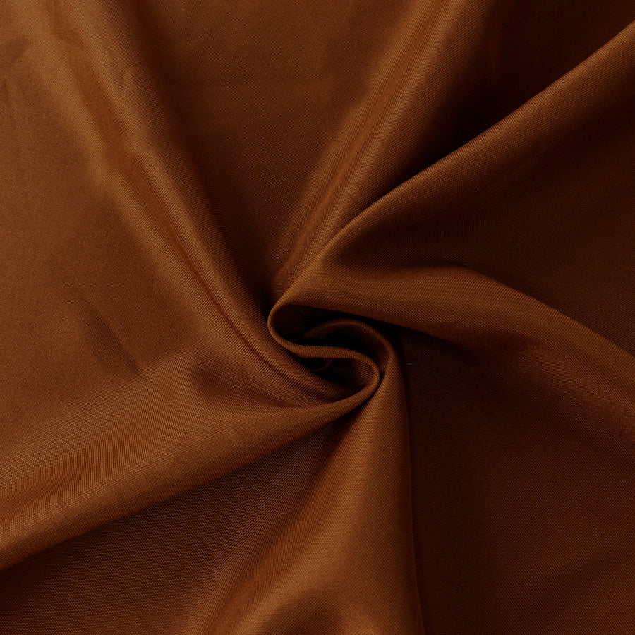 72x120inch Cinnamon Brown Seamless Polyester Rectangle Tablecloth, Reusable Linen Tablecloth#whtbkgd