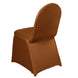 Cinnamon Brown Spandex Stretch Fitted Banquet Slip On Chair Cover 160 GSM