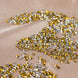 14400 Pcs Gold Silver Acrylic Diamond Rhinestones Wedding Table Scatters, Faux Crystal Gems Vase