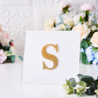 Add a Touch of Regal Radiance to Your Party Decor with Gold Letter Stickers