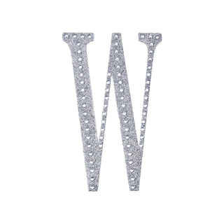 Create Unforgettable Event Decor with Our Silver Decorative Rhinestone Alphabet Letter Stickers