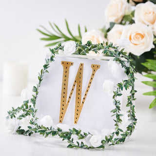 Create Stunning Decorations with Gold Decorative Rhinestone Alphabet Letter Stickers
