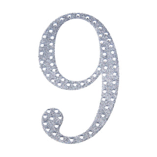Versatile and Stylish DIY Crafts with Silver Decorative Rhinestone Number Stickers