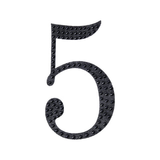 Dazzle Your Guests with Black Decorative Rhinestone Number Stickers