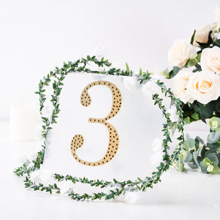Create a Magical Atmosphere with Gold Decorative Rhinestone Number Stickers