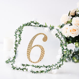 Create a Magical Atmosphere with Gold Decorative Rhinestone Number Stickers