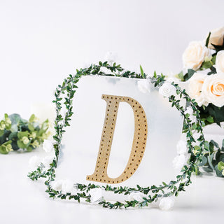 Create Memorable Events with Gold Rhinestone Letter Stickers