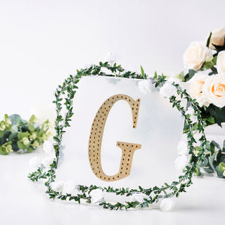 Add a Touch of Glamour to Your DIY Crafts with Gold Decorative Rhinestone Alphabet Letter Stickers
