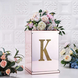 Add a Touch of Elegance with Gold Decorative Rhinestone Alphabet Letter Stickers