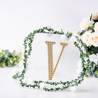 Add a Touch of Glamour to Your Event Decor with Gold Decorative Rhinestone Alphabet Letter Stickers