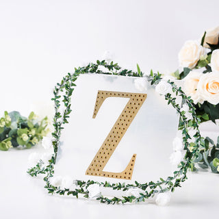 Make a Statement with the Letter Z in Gold