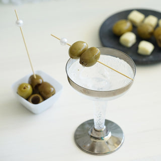 Enhance Your Party Decor with Natural Pearl Bamboo Skewers