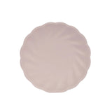 20 Pack Biodegradable Dinner Plates in Blush – Swirl Scalloped Pastel Color Composable#whtbkgd