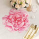 10 Pack Pink Peony Flower Disposable Table Mats, 14" Cardboard Paper Floral Placemats - 400GSM