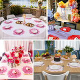 Floral table mats for elegant party, baby shower, and dining table decor