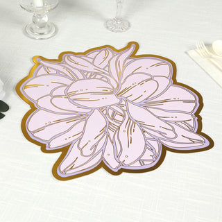 <h3 style="margin-left:0px;"><strong>Lovely Lavender Peony Cardboard Paper Placemats</strong>