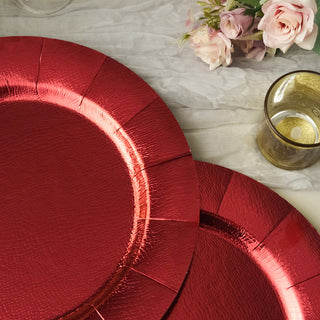 Create a Memorable Event with Red Disposable Charger Plates