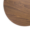 6 Pack Brown 13inch Disposable Charger Plates With Walnut Wood Design, Round Paper Serving Plates